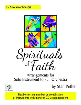 Book cover for Spirituals of Faith - Eb Alto Saxophone(s)