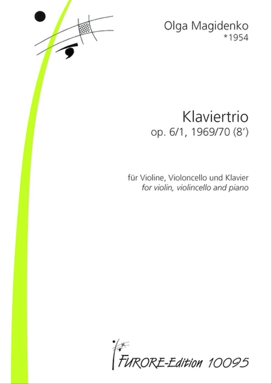 Klaviertrio op. 6/1 Piano Trio scores gallery preview page 1