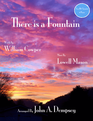 Book cover for There is a Fountain (Trio for Two Clarinets and Piano)