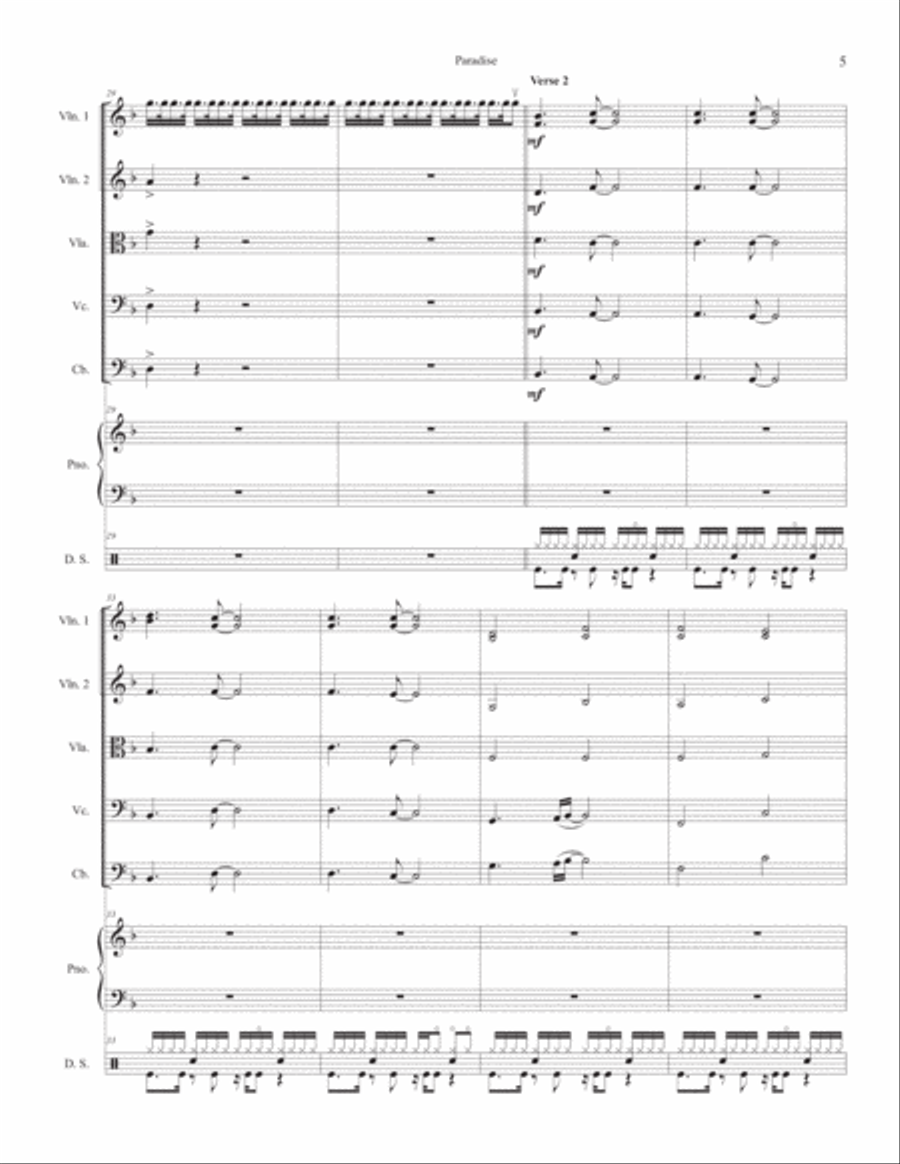 Paradise String Orchestra scores gallery preview page 6