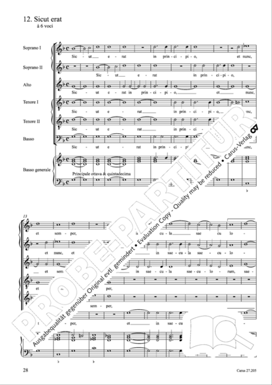 Magnificat a 6 (Magnificat a sei voci) Choir scores gallery preview page 37