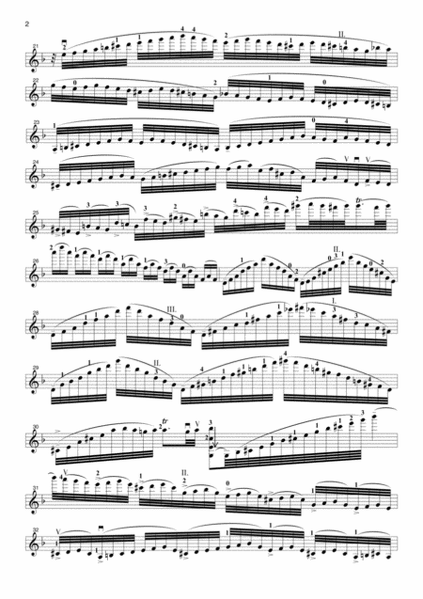 Chromatic Fantasy and Fugue for solo violin BWV 903