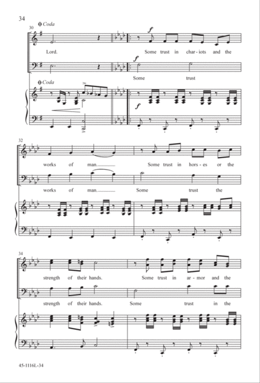 12 Anthems for about 12 Singers 3-Part scores gallery preview page 34