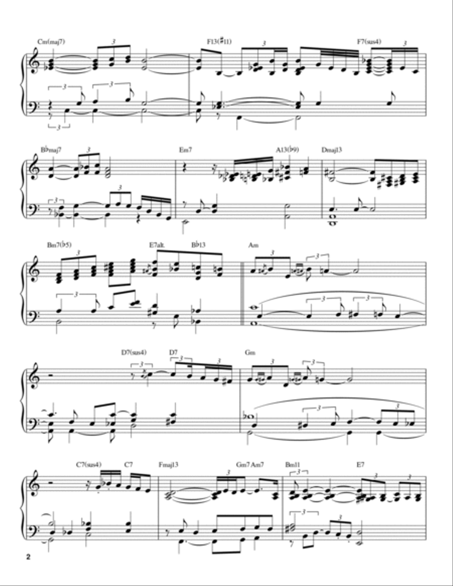 Never Let Me Go Piano scores gallery preview page 2