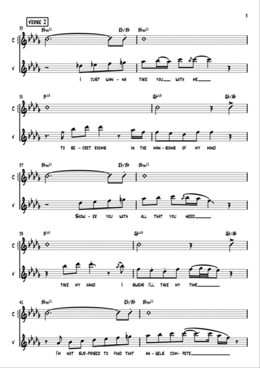 Another Life Piano Solo scores gallery preview page 3