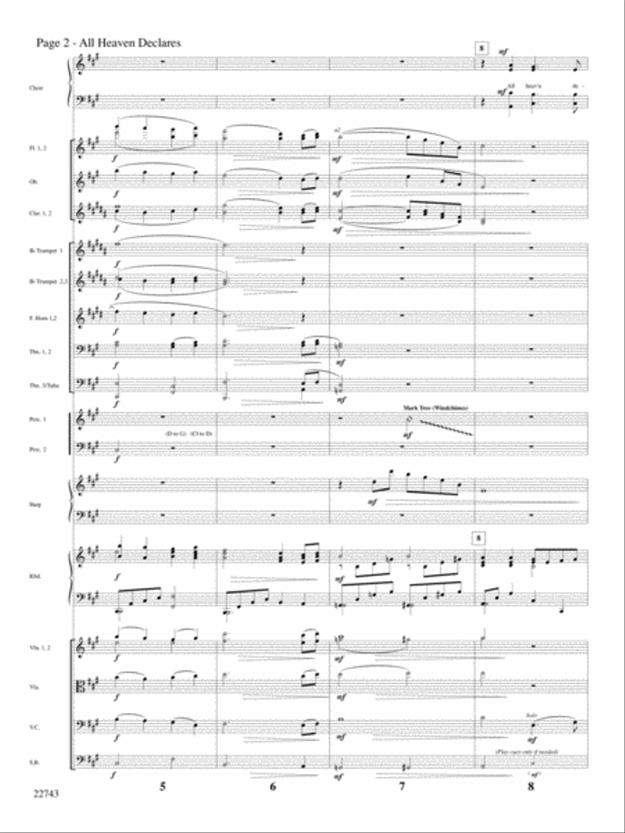 All Heaven Declares (with Alleluias) Choir scores gallery preview page 3
