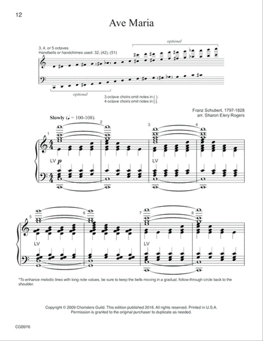 Come and Adore (3, 4 or 5 octaves) 5-Octaves scores gallery preview page 7
