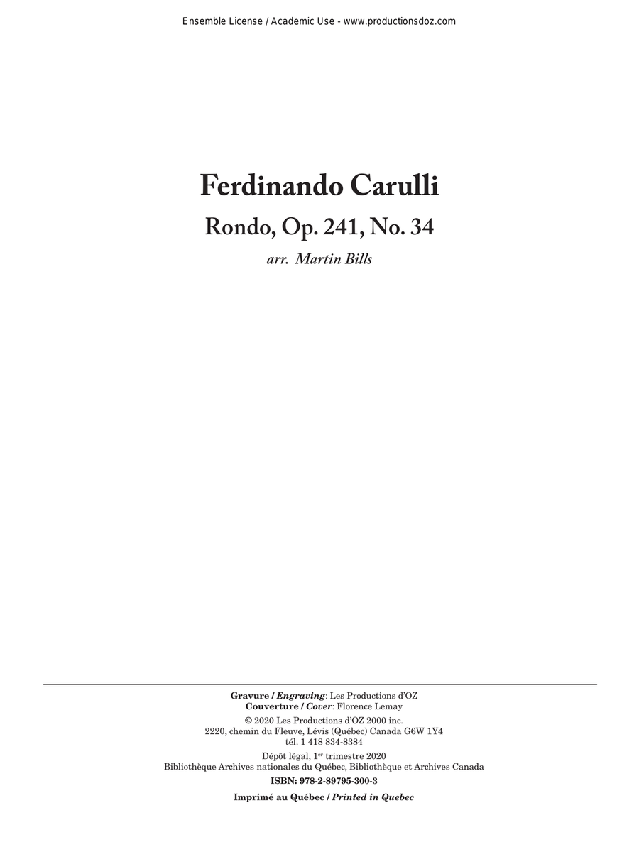 Rondo, Op. 241, No. 34