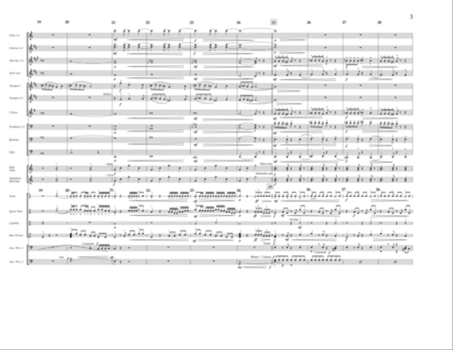 Montero (Call Me By Your Name) (arr. Tom Wallace) - Full Score Marching Band scores gallery preview page 3
