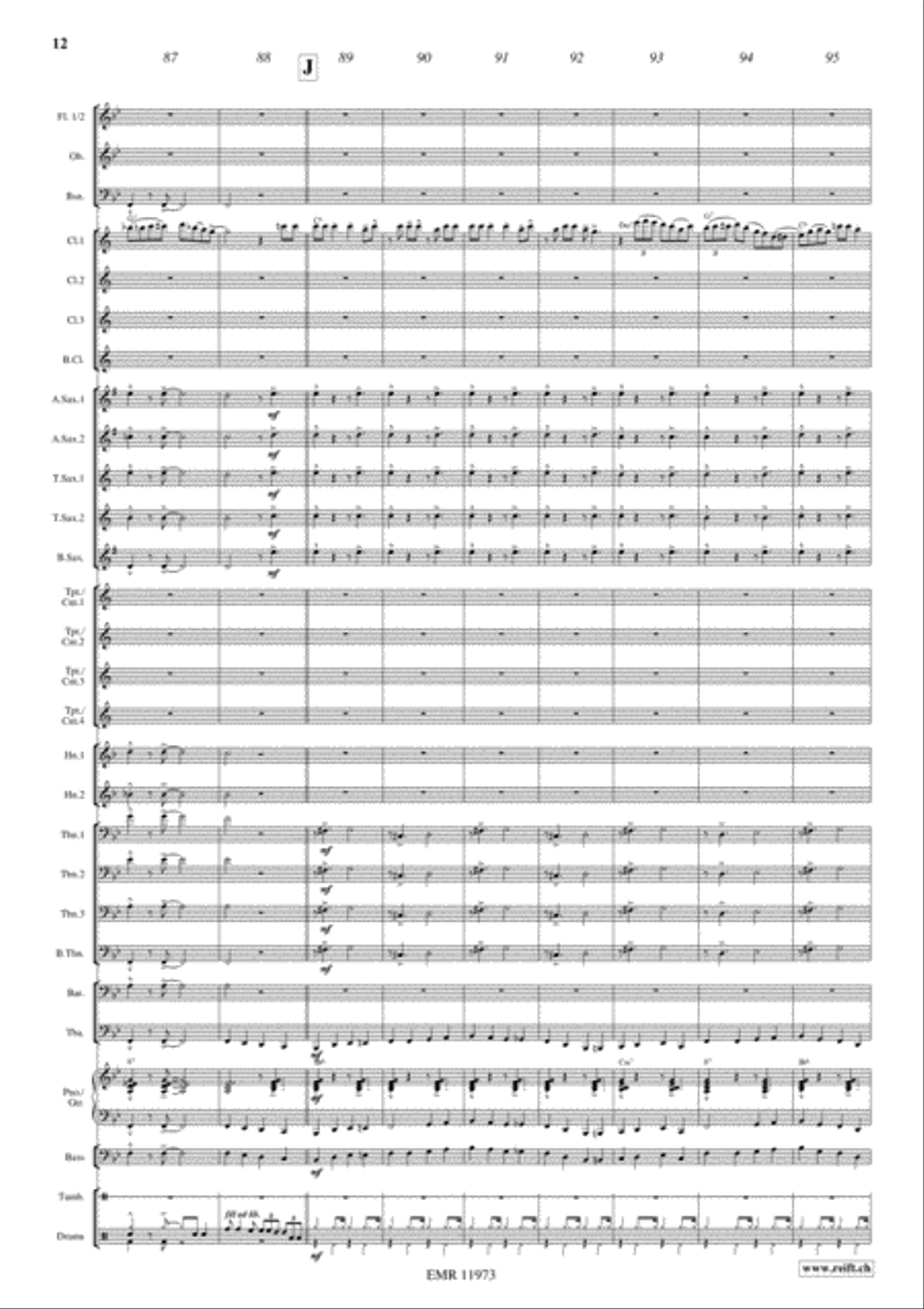 Jumpin' At The Woodside Jumpin' At The Woodside Concert Band scores gallery preview page 12