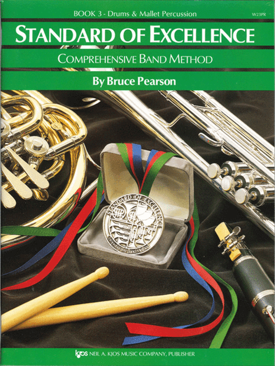 Standard of Excellence Book 3, Drums & Mallet Percussion Concert Band Methods scores gallery preview page 1
