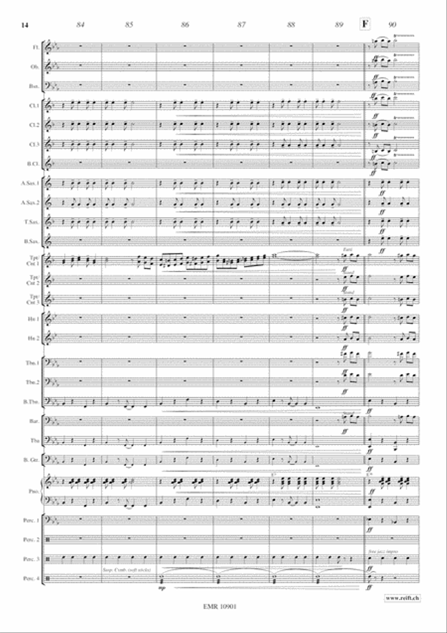 Jazzy Winds Jazzy Winds Concert Band scores gallery preview page 15
