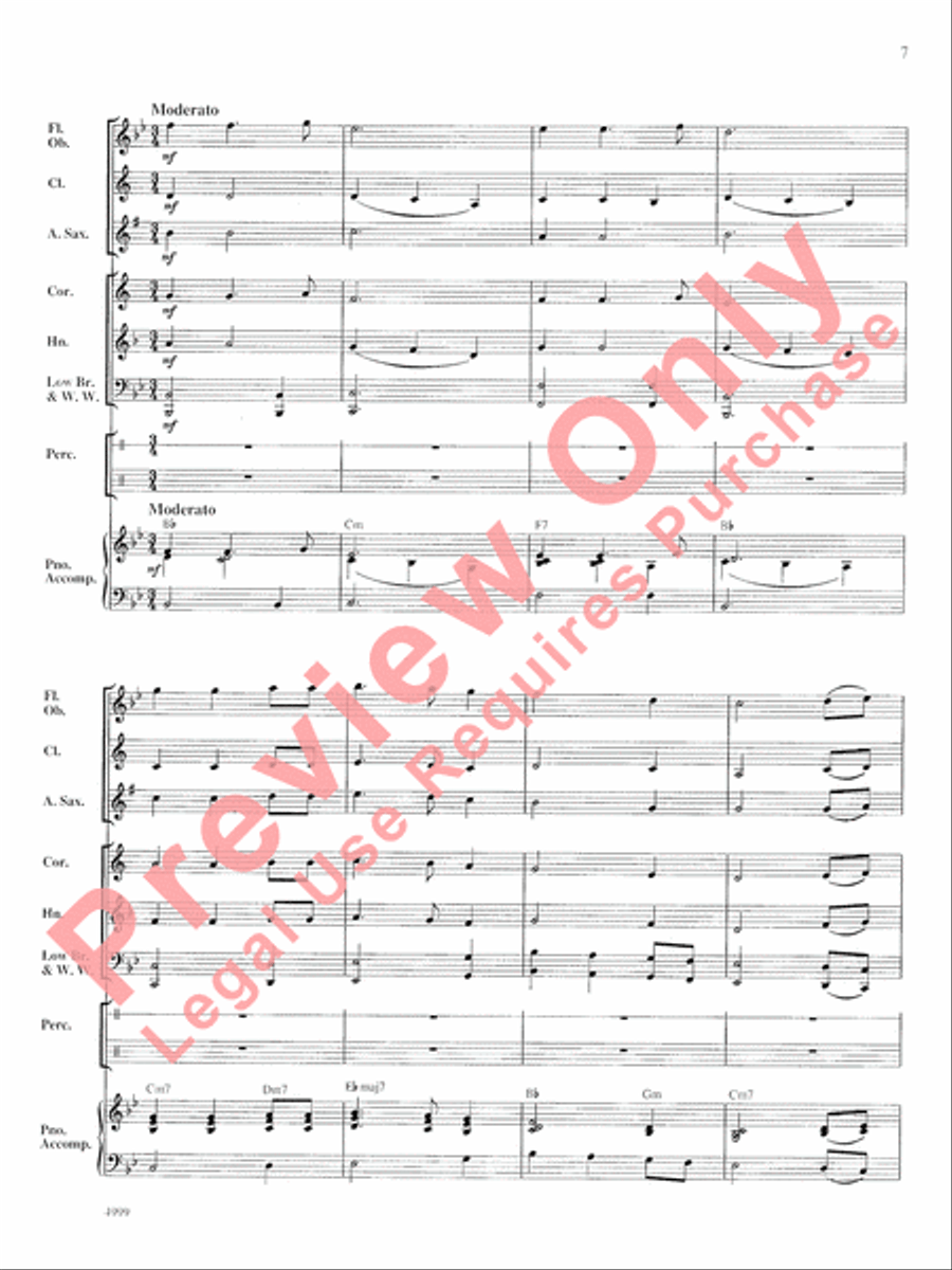 Crater Lake Overture Crater Lake Overture Concert Band scores gallery preview page 8