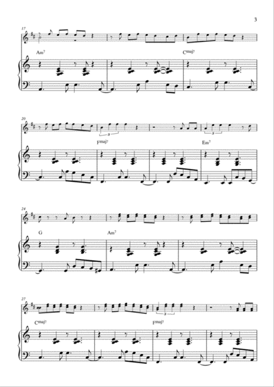 Senorita Clarinet Duet scores gallery preview page 3