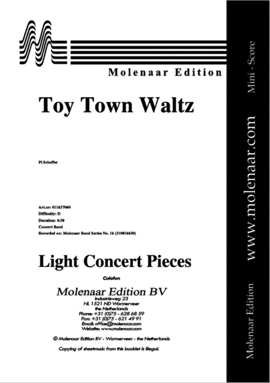 Toy Town Waltz Concert Band scores gallery preview page 2