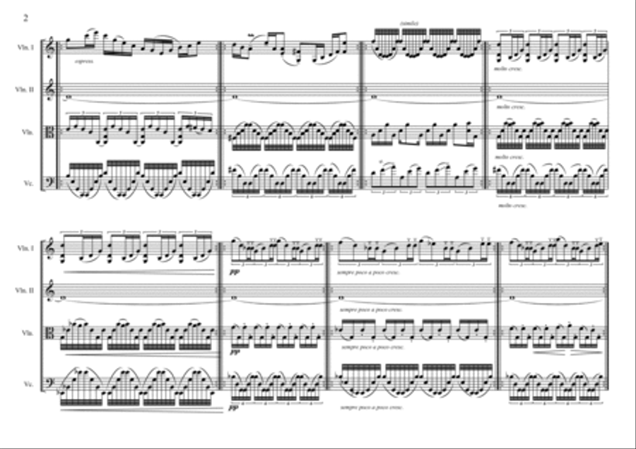 Cosimo Carovani: FOUR LITTLE LANDSCAPES (ES-21-010) - Score Only