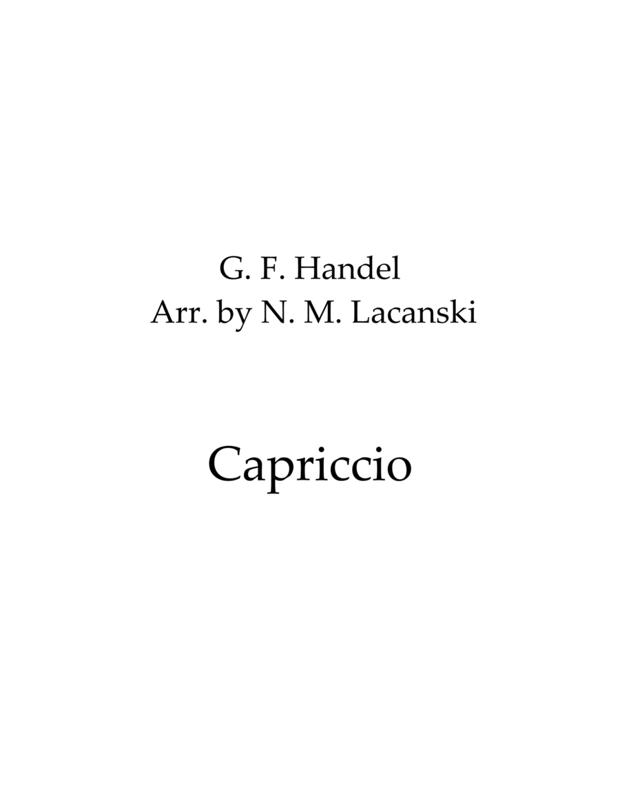 Capriccio Capriccio String Duet scores gallery preview page 1