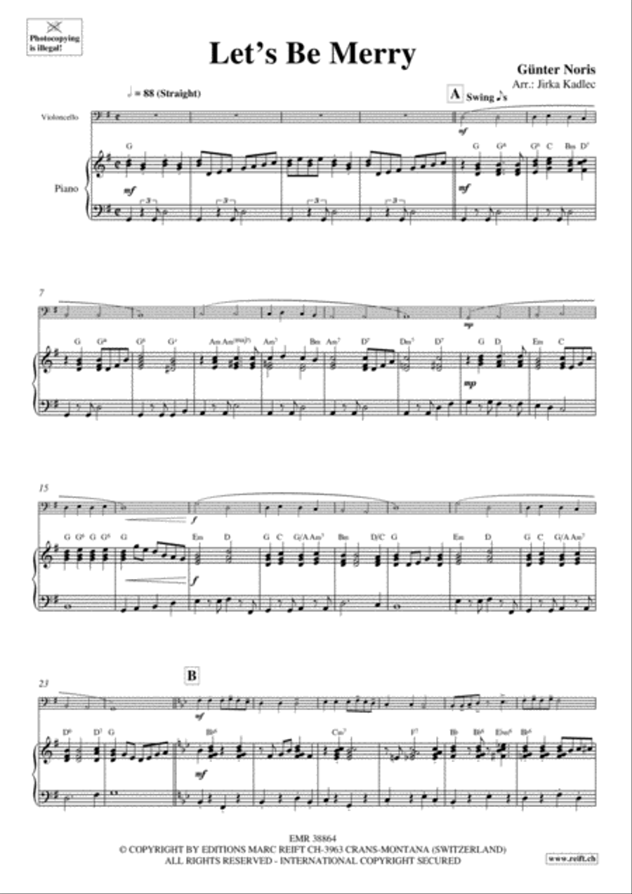 Let's Be Merry Let's Be Merry Piano Accompaniment scores gallery preview page 3