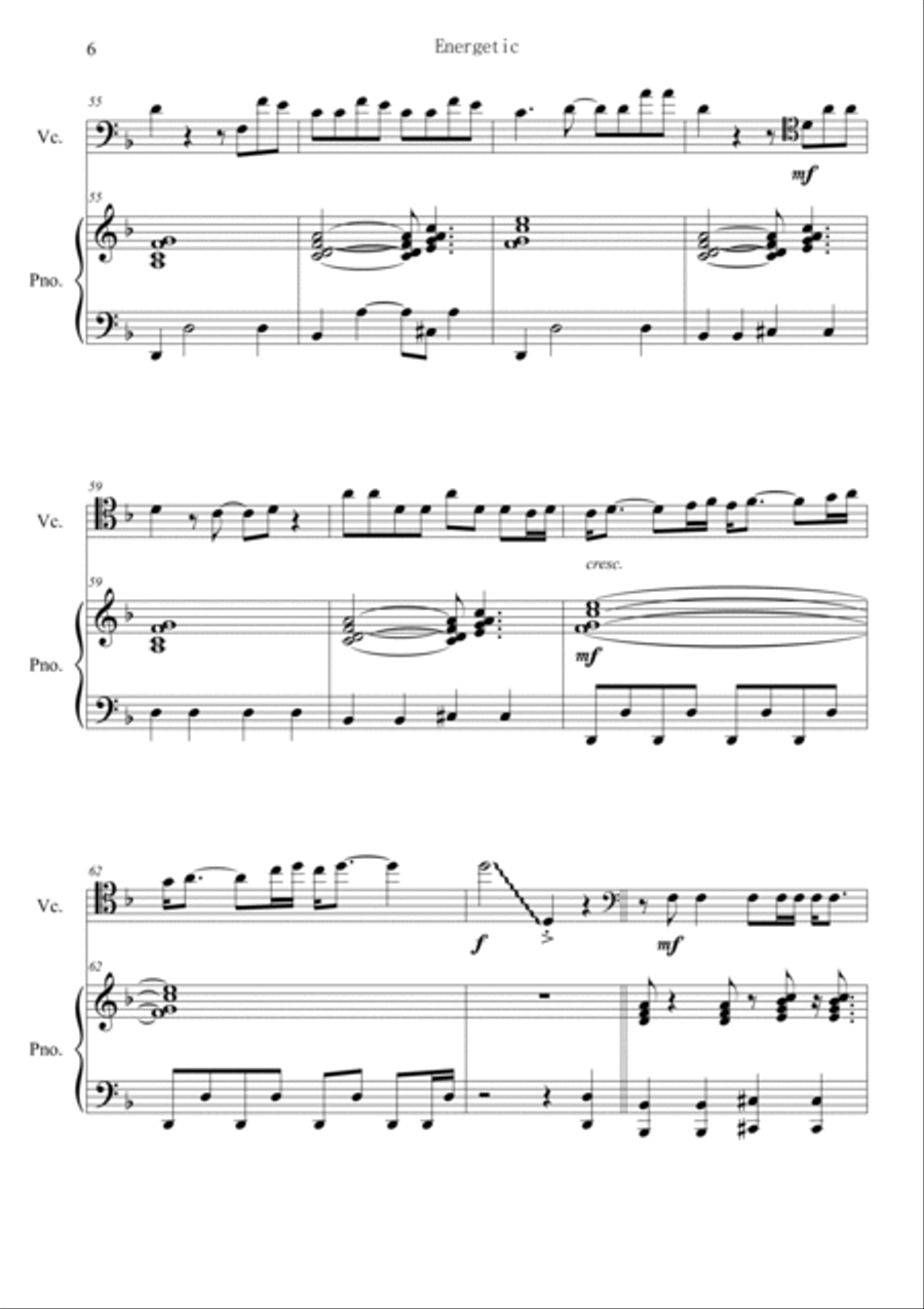 Energetic Energetic Piano scores gallery preview page 6