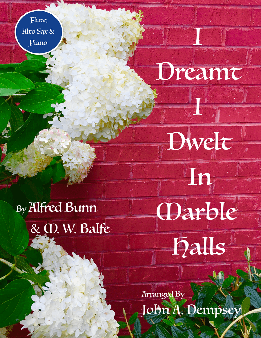 Marble Halls (Trio for Flute, Alto Sax and Piano) Small Ensemble scores gallery preview page 1