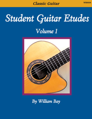 Book cover for Student Guitar Etudes Volume 1