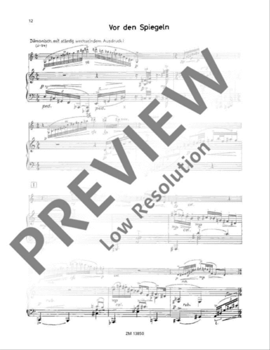Music Clarinet Solo scores gallery preview page 13