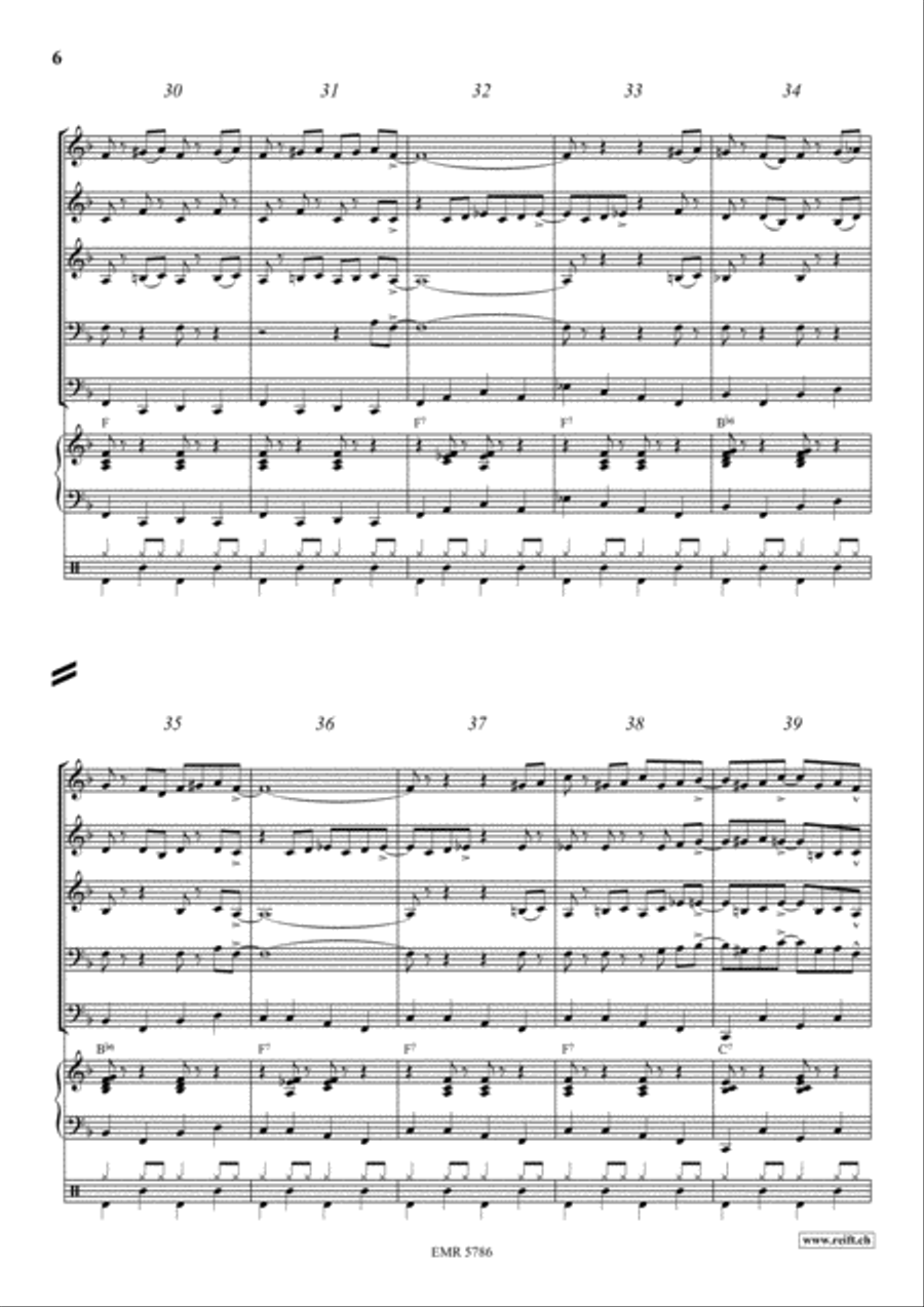 St. Louis Blues Concert Band scores gallery preview page 6