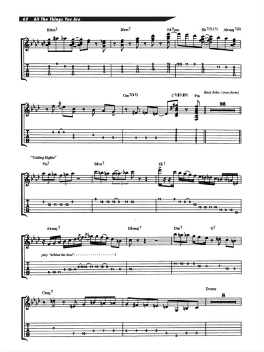 Joe Pass -- On Guitar Electric Guitar scores gallery preview page 63