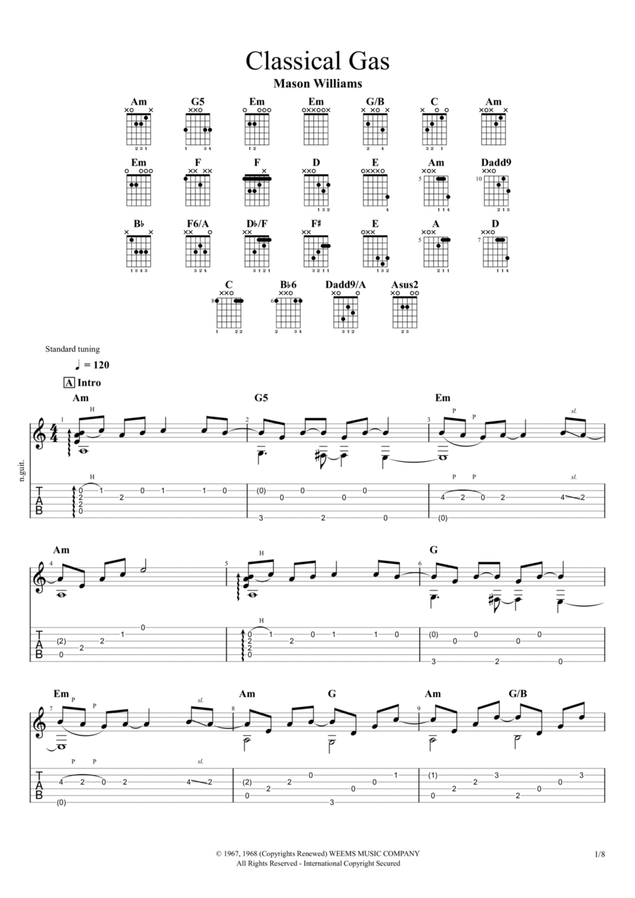 Classical gas acoustic guitar 2025