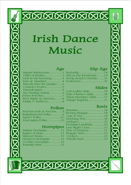 Irish Dance Music Vol.1 for Viola; 40 Jigs, Reels, Hornpipes and more.... image number null