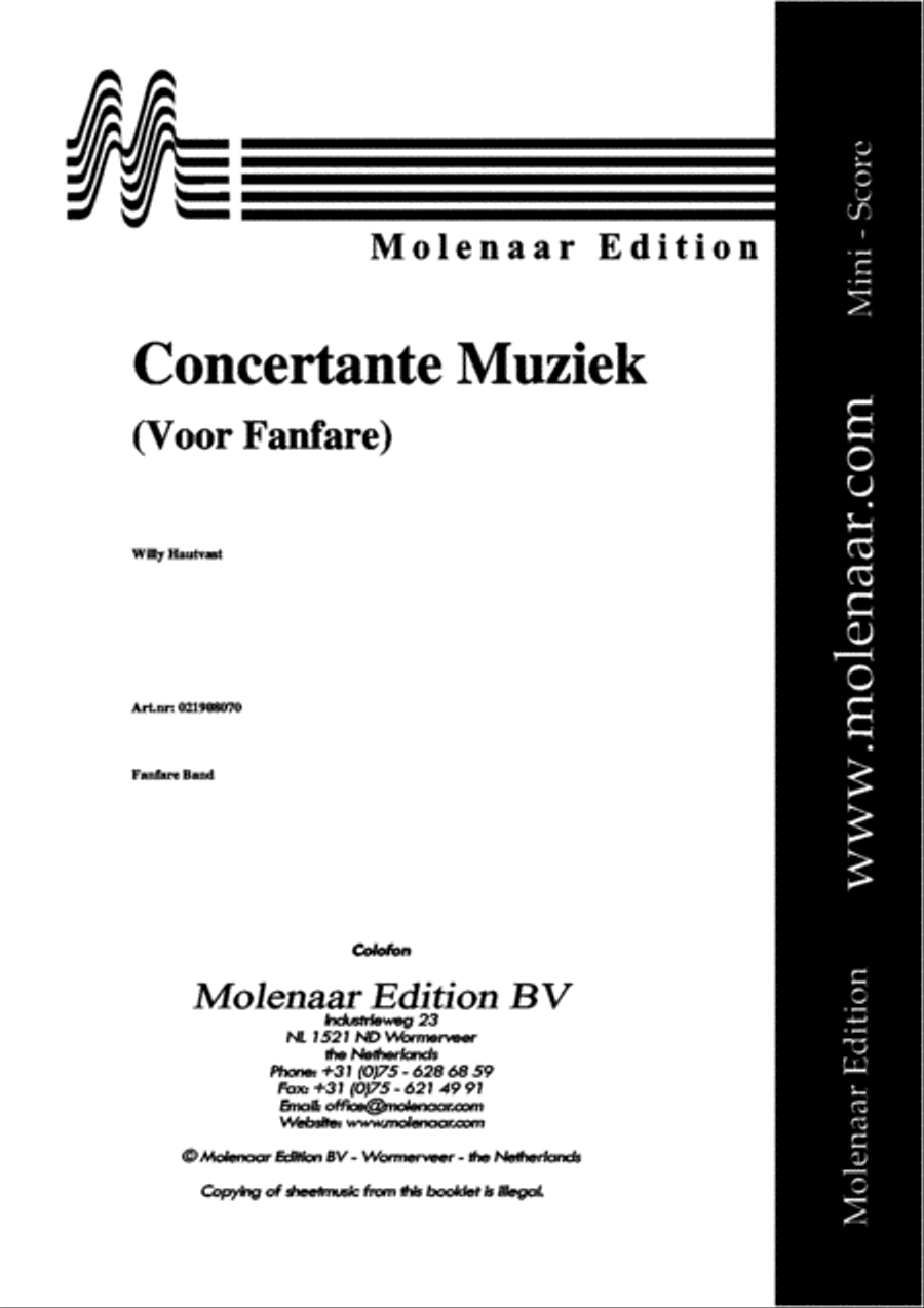 Concertante Muziek Concert Band scores gallery preview page 2