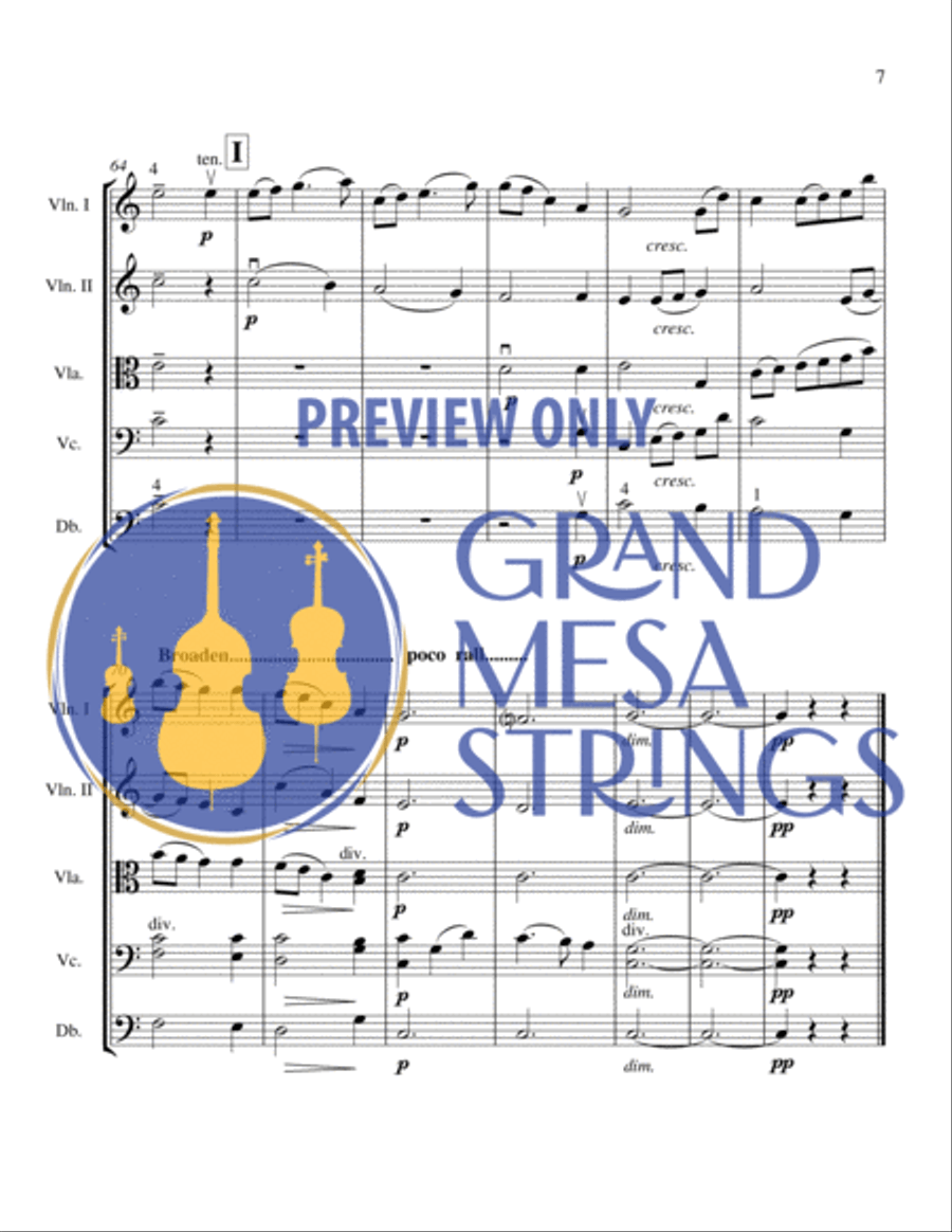 A Little Quiet Music String Orchestra scores gallery preview page 8