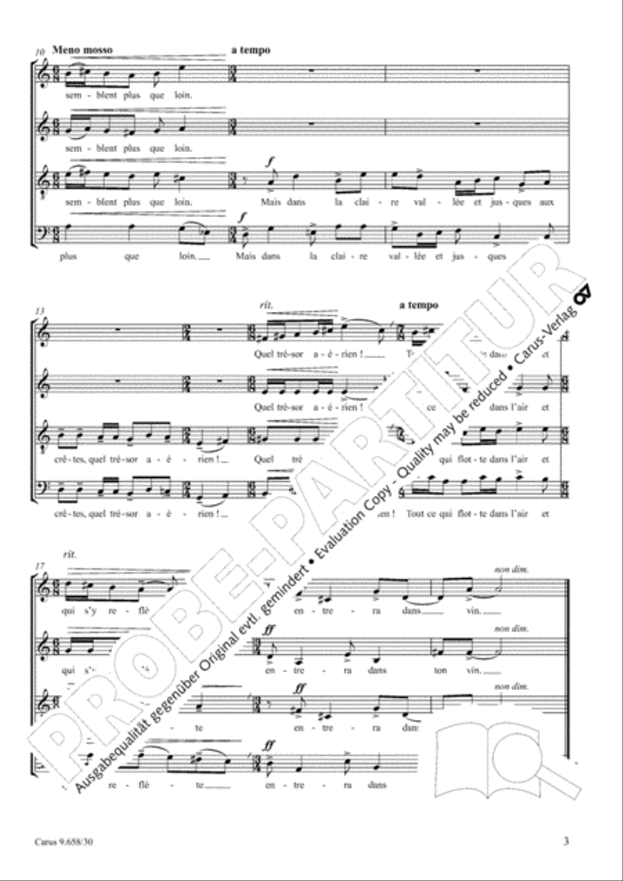 Vois-tu, la haut Vois-tu, la haut 4-Part scores gallery preview page 4