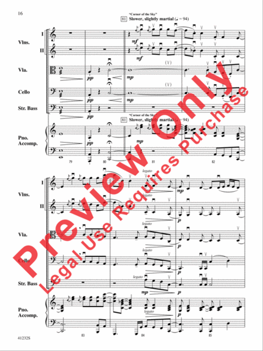 Pippin String Orchestra scores gallery preview page 17