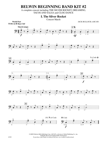 Belwin Beginning Band Kit #2: (wp) B-flat Tuba B.C.