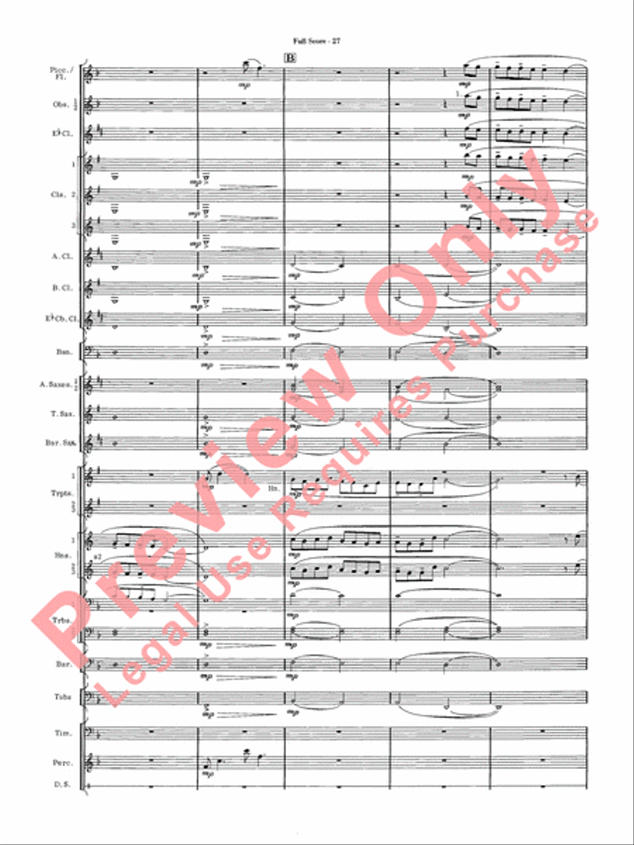 James Bond Suite Concert Band scores gallery preview page 29