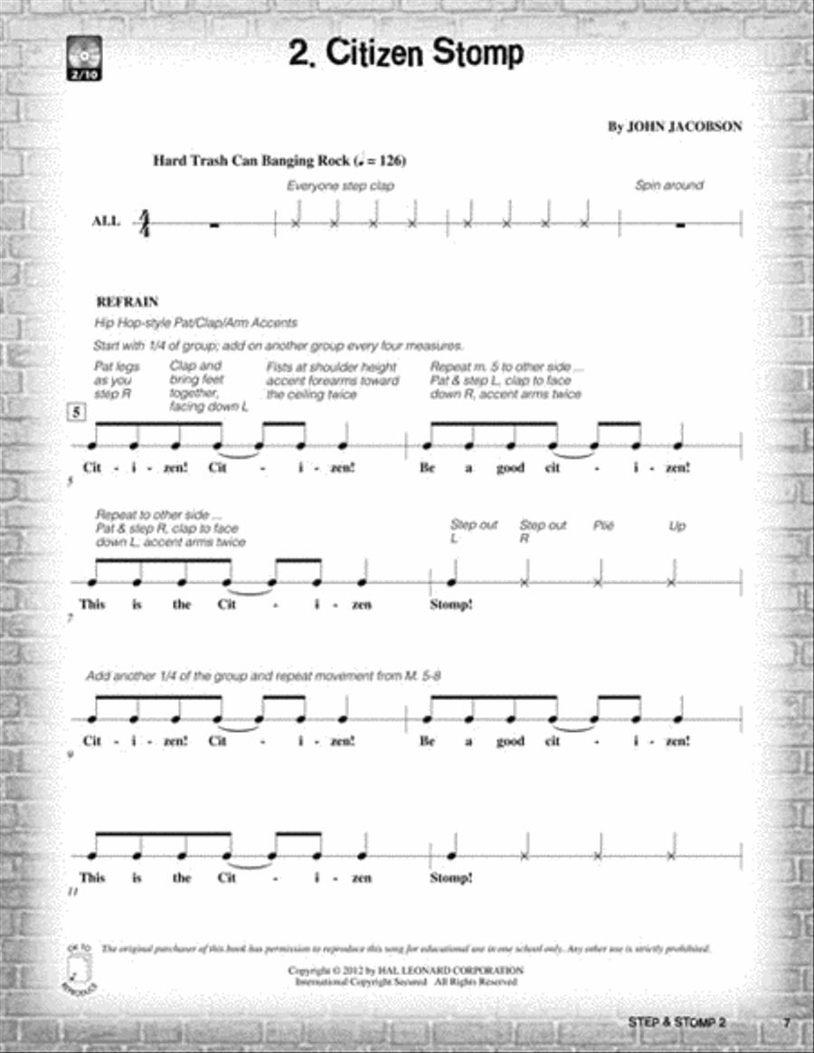 Step & Stomp 2 Choir scores gallery preview page 3