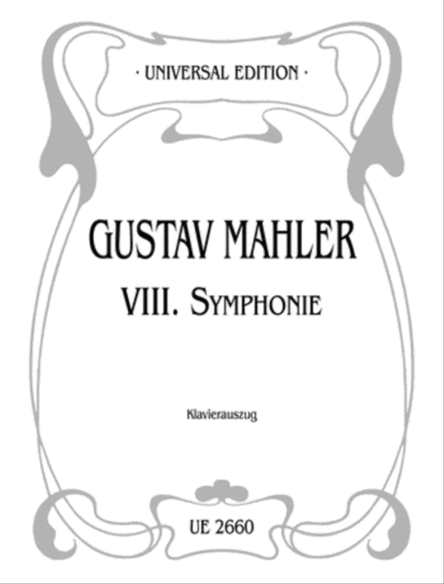 Symphony No. 8 Choir scores gallery preview page 1