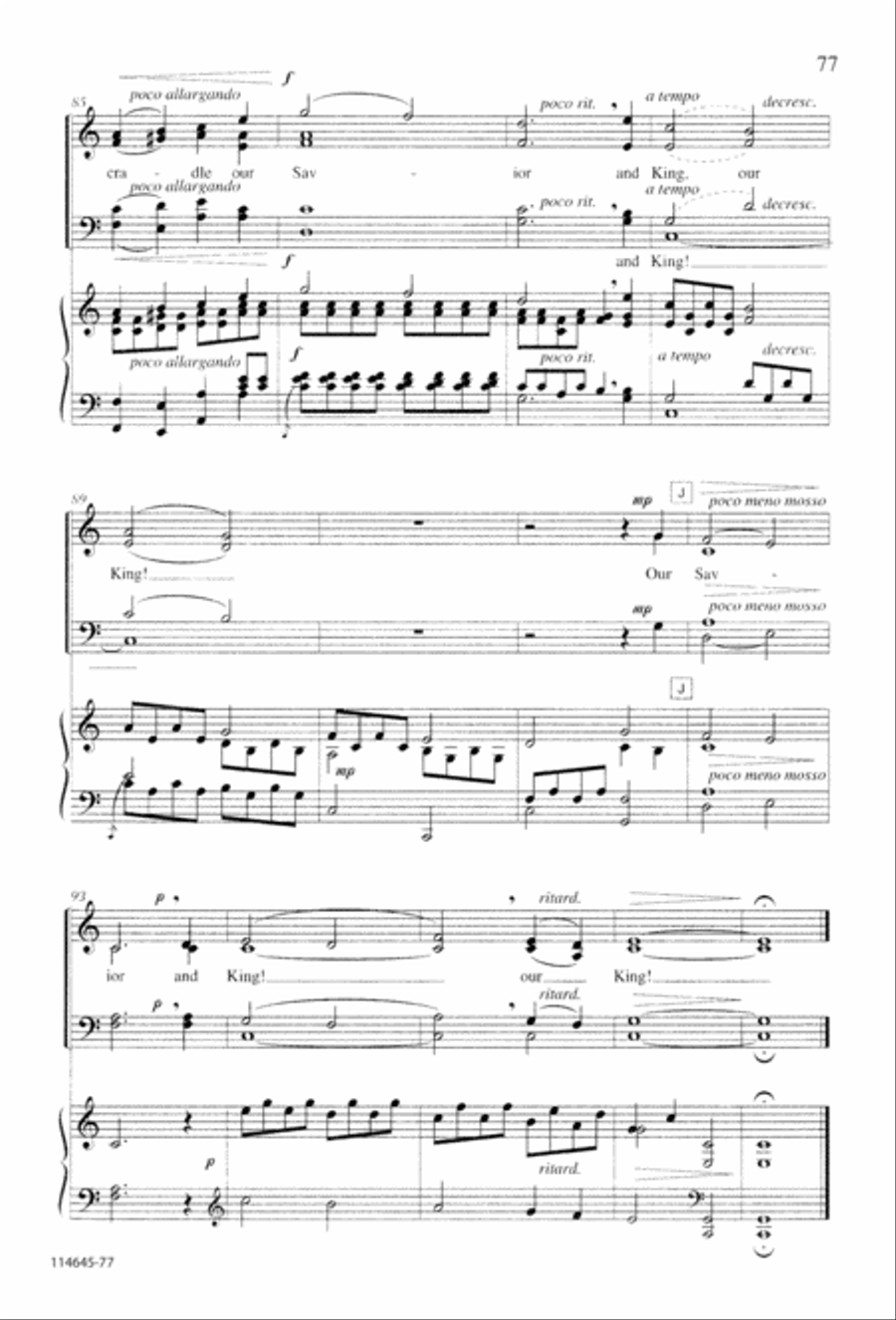 The Newborn King The Newborn King 4-Part scores gallery preview page 85