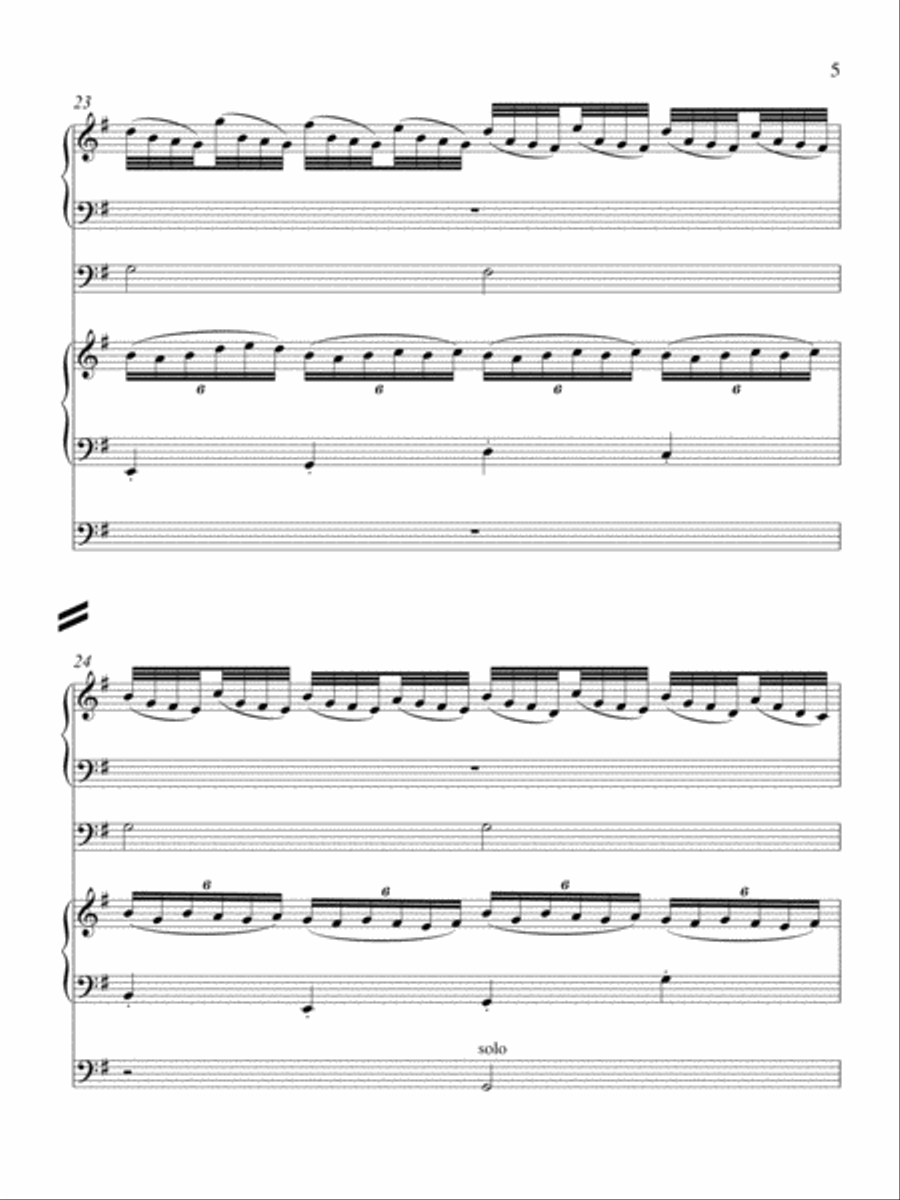 T. S. Variations Organ scores gallery preview page 6