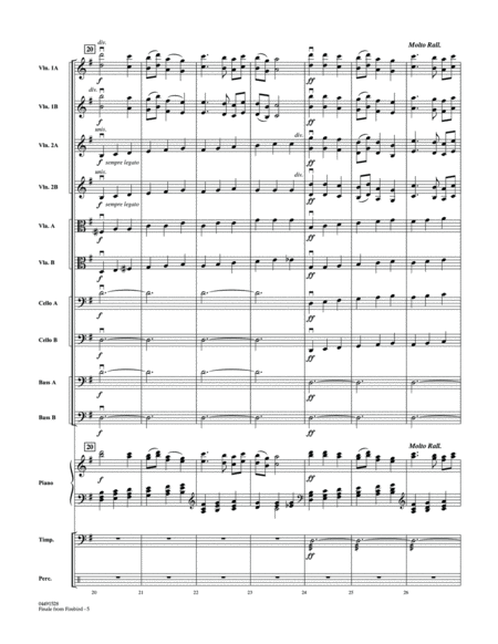 Finale from Firebird (arr. Jamin Hoffman) - Conductor Score (Full Score)