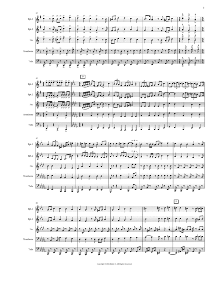 My Army Small Ensemble scores gallery preview page 3