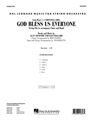 God Bless Us Everyone - Full Score