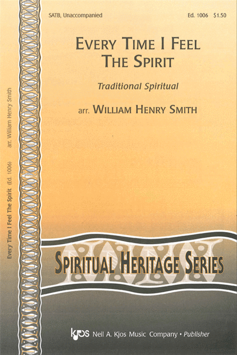 Every Time I Feel The Spirit 4-Part scores gallery preview page 1