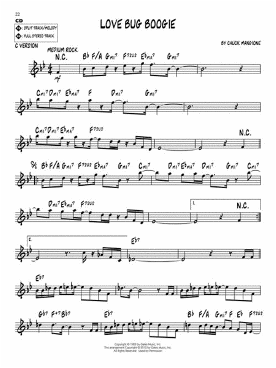 Chuck Mangione C Instrument scores gallery preview page 6