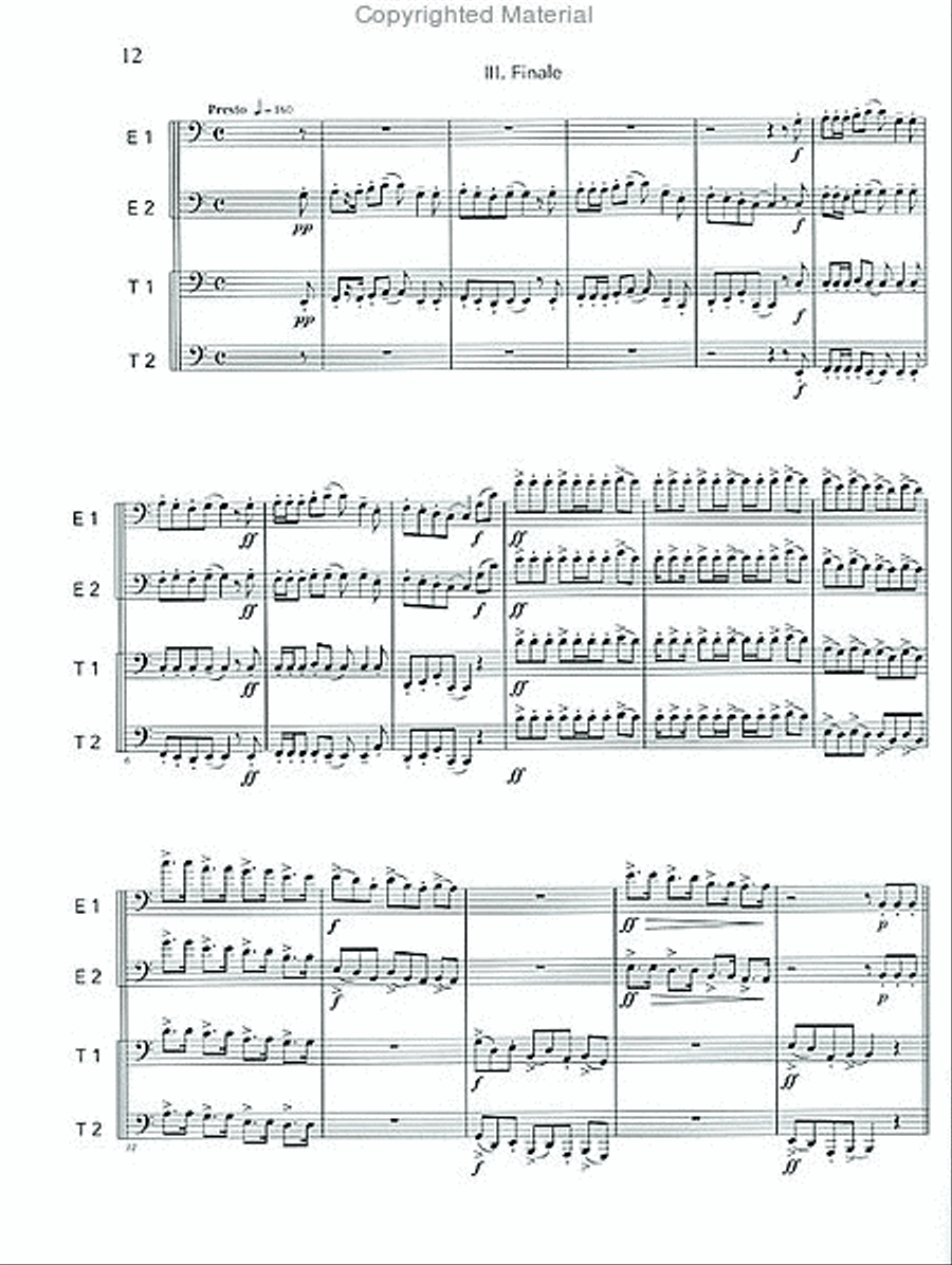 Tuba Quartet Tuba Quartet Tuba Quartet scores gallery preview page 4