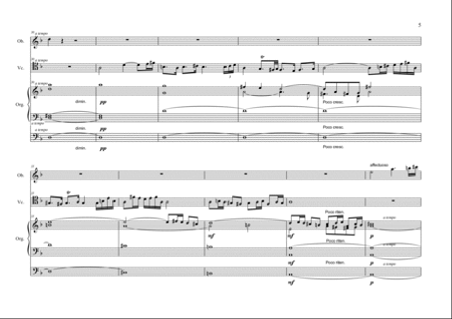 ADAGIO - D. Zipoli - Arr. for Oboe, Cello and organ image number null