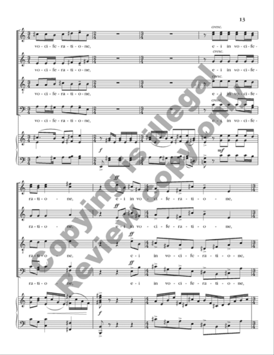 Exultate Justi 4-Part scores gallery preview page 28