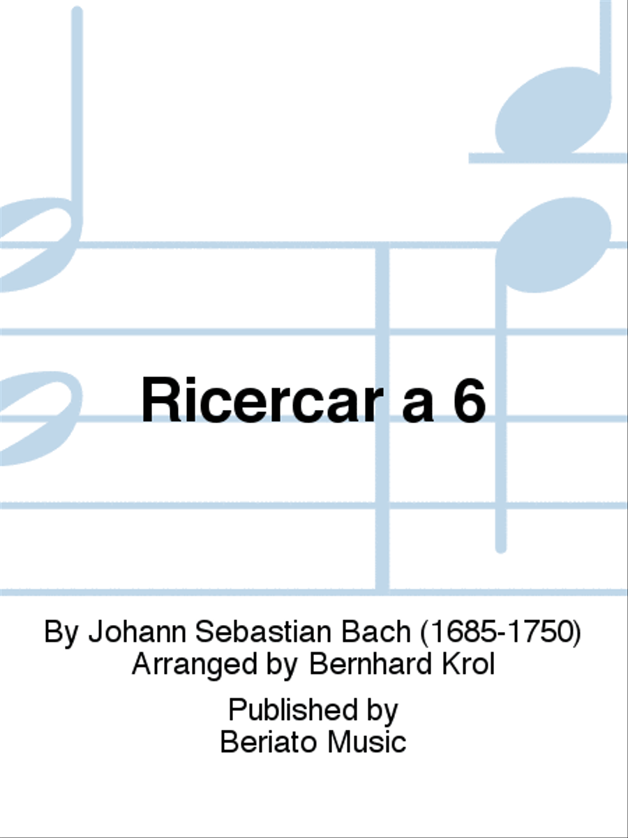 Ricercar à 6 Trombone scores gallery preview page 1