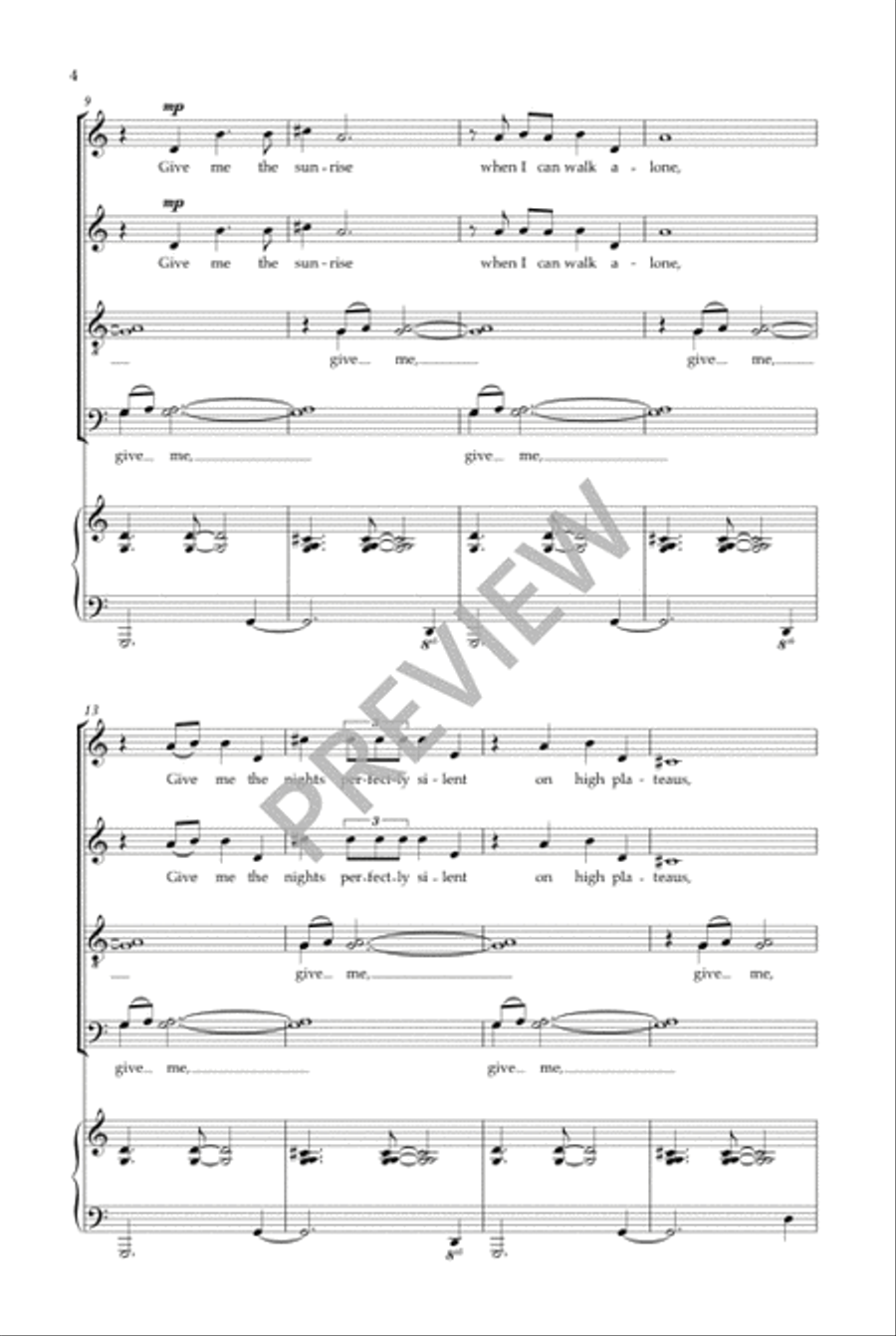 Sunrise 4-Part scores gallery preview page 5